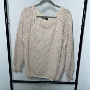 Fashion Nova Women's Beige Knit Sweater